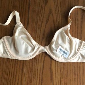 NWT cuup the triangle bra in micro blush.